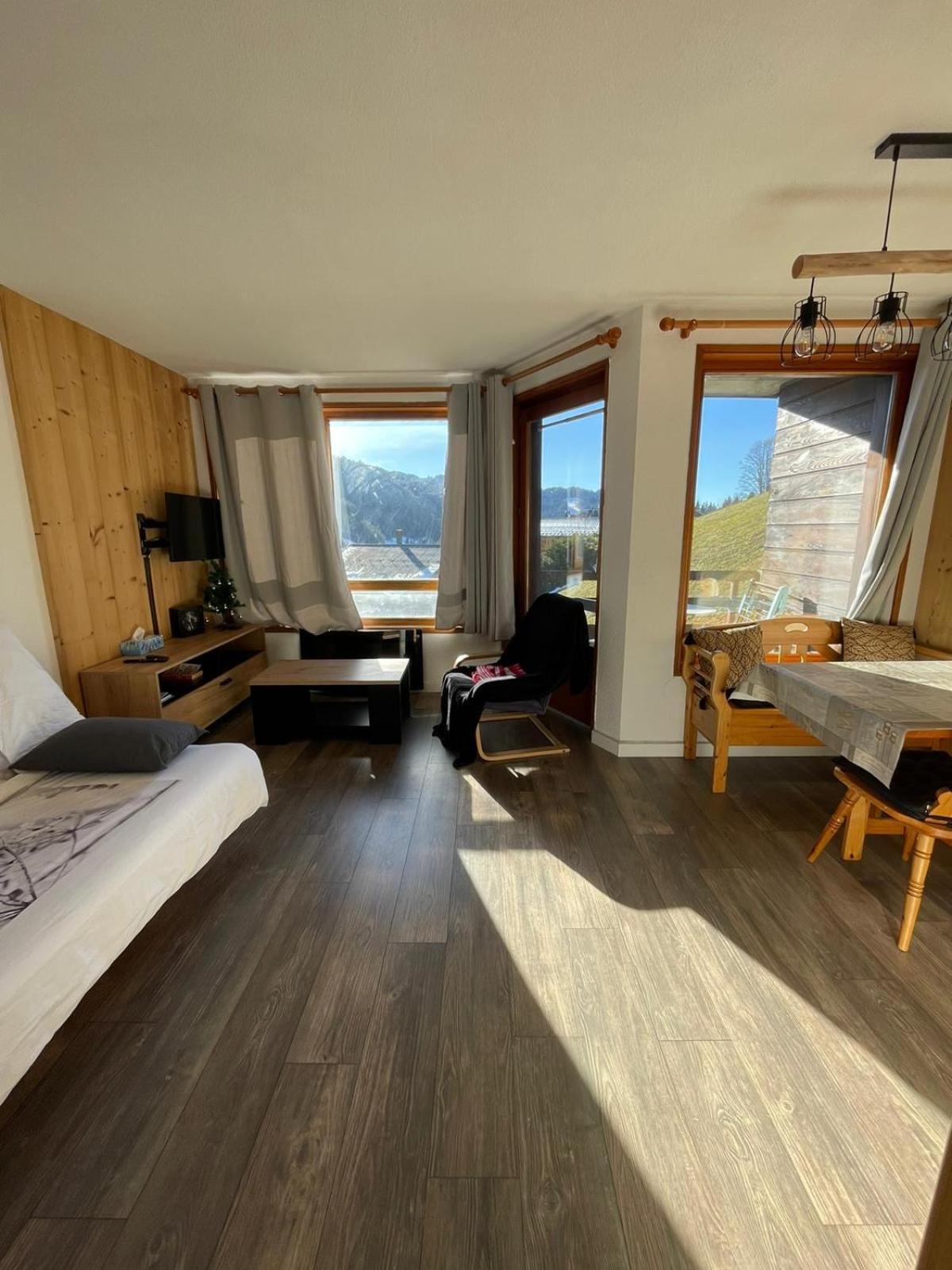 Studio Cabine Cosy A 5Min A Pieds Des Pistes Et Du Centre Ville Les Gets Bagian luar foto